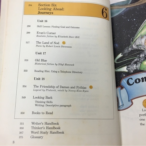 VINTAGE 1989 On Parade Book Classroom Reading Level 8 Schoolbook Homeschooling - Picture 7 of 16